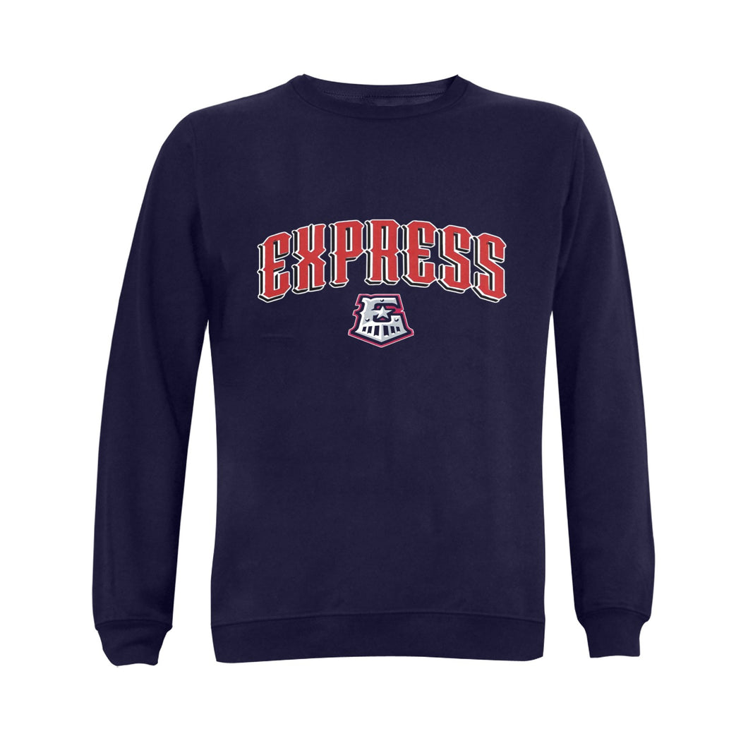 Express 50/50 Crew Gildan Crewneck Sweatshirt(NEW) (Model H01)