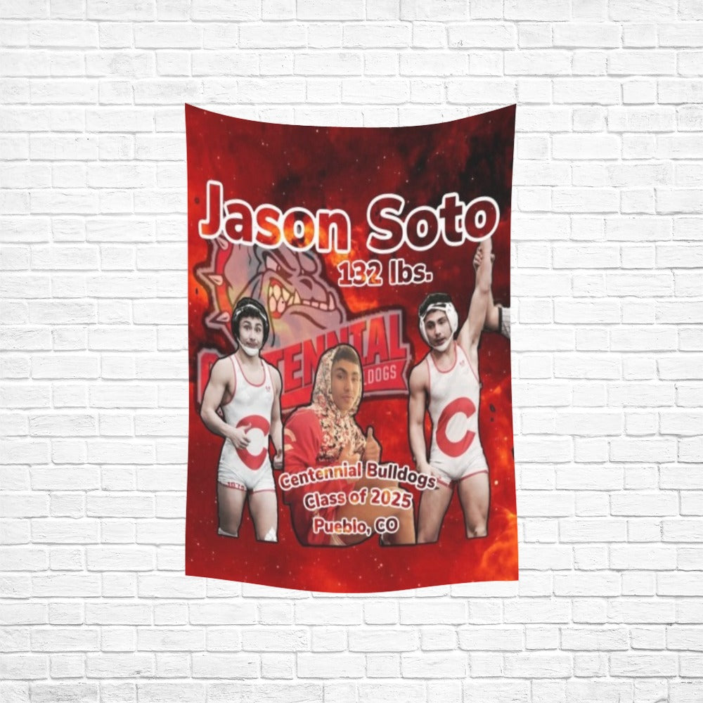 Jason Tapestry Polyester Peach Skin Wall Tapestry 40