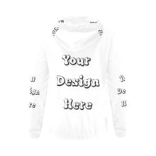 Load image into Gallery viewer, Custom Your Design Here- Zip-Up Female All Over Print Full Zip Hoodie for Women (Model H14)
