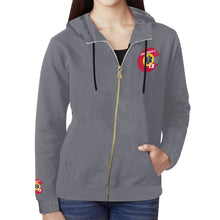 Load image into Gallery viewer, 94/6 poly/spandex CO ER Zip-Up Hoodie Men and Women Sizes
