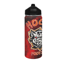 Load image into Gallery viewer, Hogs &#39; Insulated Water Bottle with Straw Lid (18 oz)

