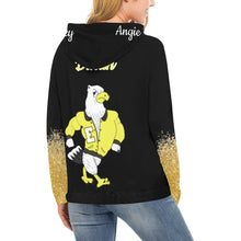 Load image into Gallery viewer, Eagles Dance Mom All Over Print Hoodie for Women (USA Size) (Model H13)
