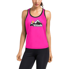 Load image into Gallery viewer, Altitude Pink Number Women&#39;s Racerback Tank Top (Model T60)
