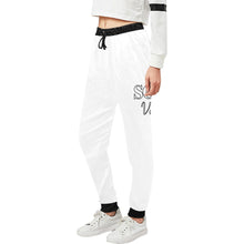 Load image into Gallery viewer, Unisex white south volleyball Unisex All Over Print Sweatpants (Model L11)
