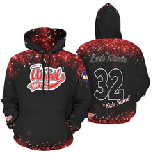 Load image into Gallery viewer, Angels 14 All Over Print Hoodie for Women (USA Size) (Model H13)
