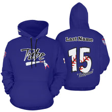 Load image into Gallery viewer, Tribe Black Mom Hoodie d s All Over Print Hoodie for Women (USA Size) (Model H13)
