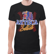 Load image into Gallery viewer, Azteca Male Shirt Black Final New All Over Print T-shirt for Men (Model T45)
