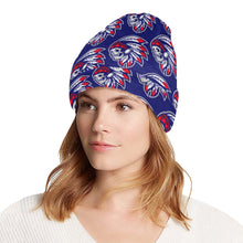 Load image into Gallery viewer, Tribe Beanie Navy All Over Print Beanie for Adults
