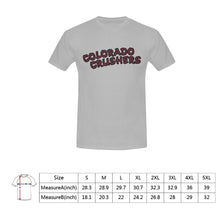 Load image into Gallery viewer, Crusher Men White Words Men&#39;s T-Shirt in USA Size (Front Printing Only)
