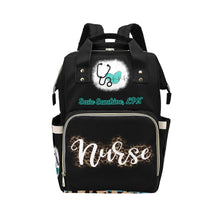 Load image into Gallery viewer, LPN 2/Nurse Bag Leopard Multi-Function Backpack Bag (Model 1688)
