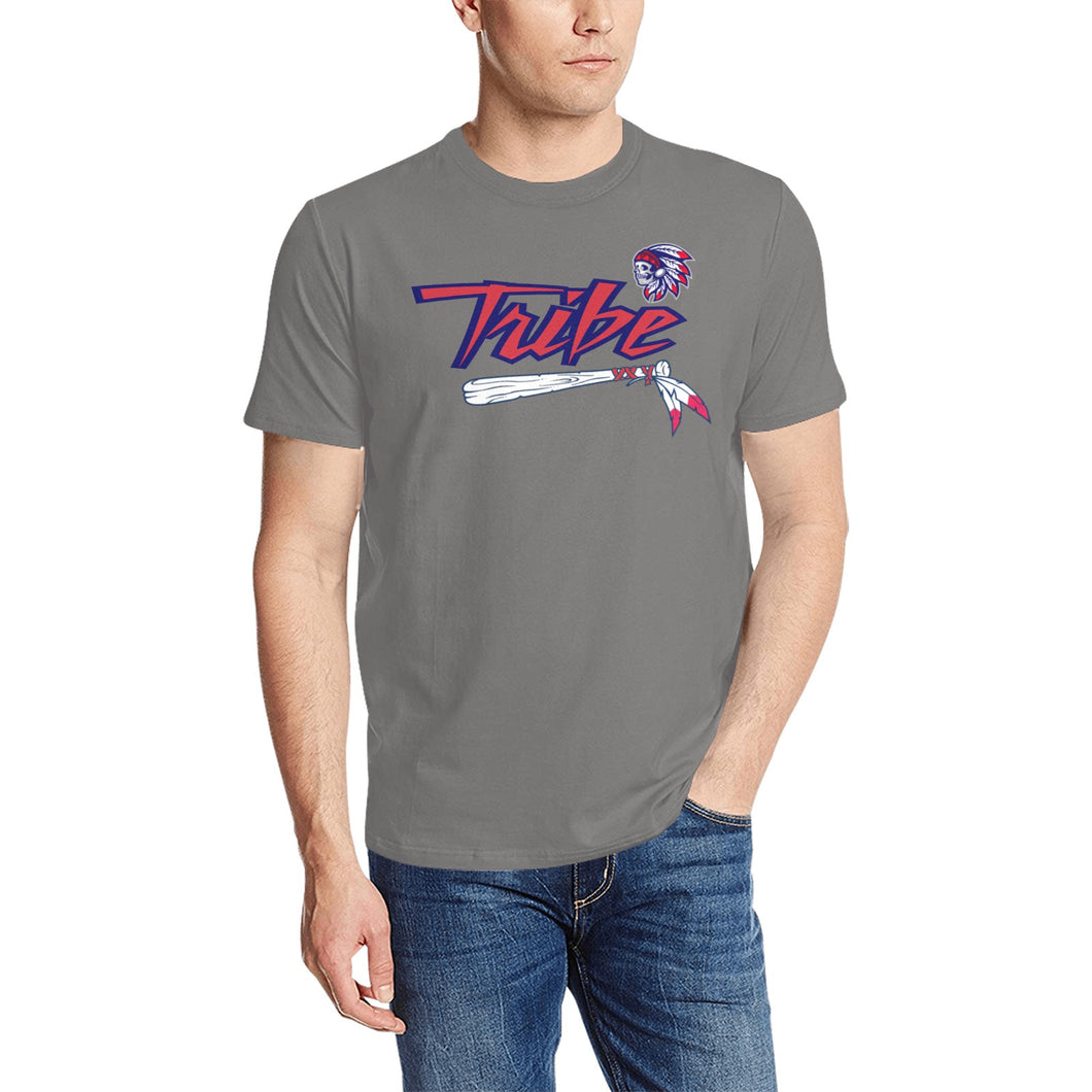Tribe Shirt Left Chest Black Tribe m 6 s Men's All Over Print T-Shirt (Solid Color Neck) (Model T63)
