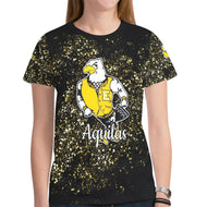 EE A 11 New All Over Print T-shirt for Women (Model T45)