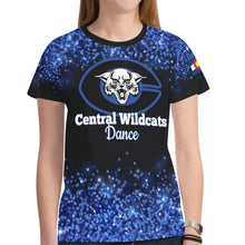 Load image into Gallery viewer, Central Dance Shirt 3 New All Over Print T-shirt for Women (Model T45)
