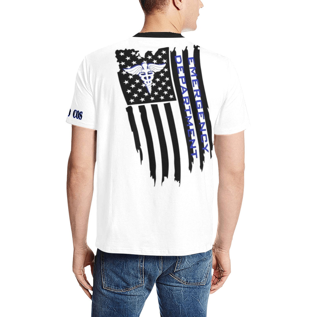 ER Design 2 Men's All Over Print T-Shirt (Solid Color Neck) (Model T63)