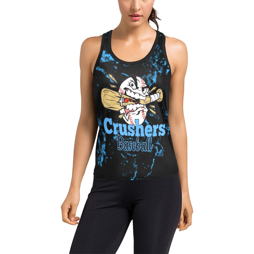 Crushers Tank 4 Women's Racerback Tank Top (Model T60)