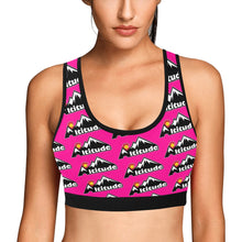 Load image into Gallery viewer, Altitude Sports Bra Pink Pattern Women&#39;s All Over Print Sports Bra (Model T52)
