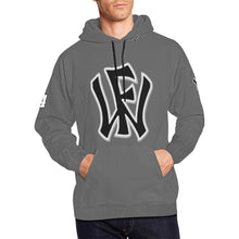 Load image into Gallery viewer, WF Sport Name/Number Grey All Over Print Hoodie for Men (USA Size) (Model H13)
