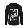 Load image into Gallery viewer, 94/6 poly/spandex ER Block Zip-Up Hoodie Men and Women Sizes
