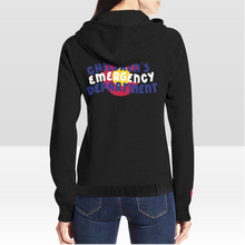Load image into Gallery viewer, 94/6 poly/spandex CO ER Zip-Up Hoodie Men and Women Sizes
