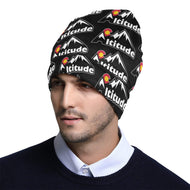 Altitude Beanie Black All Over Print Beanie for Adults