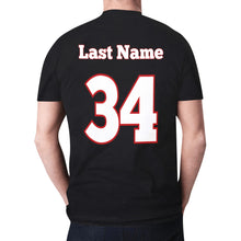 Load image into Gallery viewer, All American Name Number New All Over Print T-shirt for Men (Model T45)
