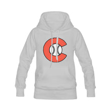 Load image into Gallery viewer, Chaos 50/50 Grey Heavy Blend Hooded Sweatshirt

