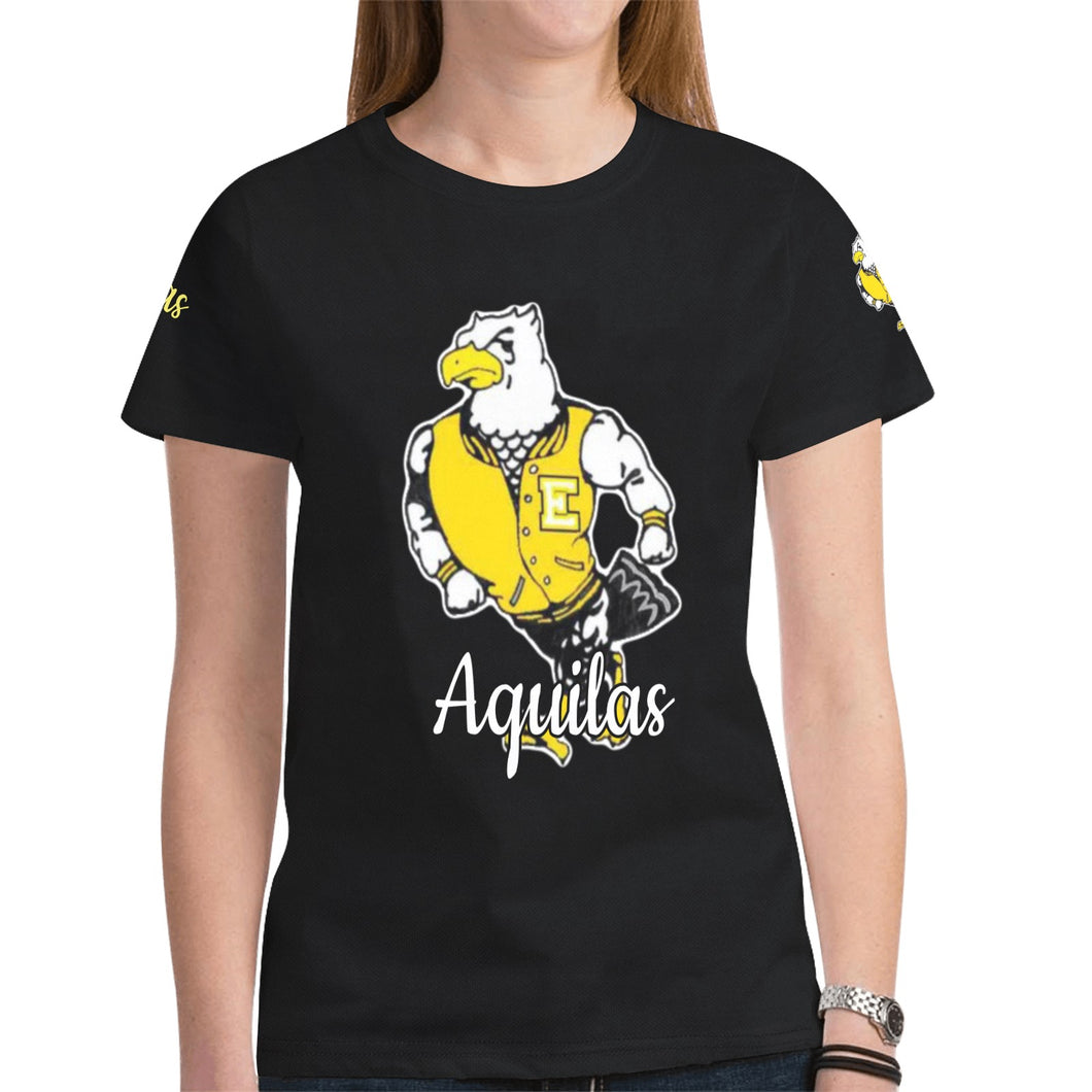 EE A 3 New All Over Print T-shirt for Women (Model T45)