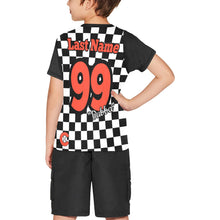 Load image into Gallery viewer, Chaos Checker Big Boys&#39; All Over Print Crew Neck T-Shirt (Model T40-2)
