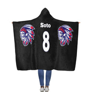 Tribe Hooded Blanket 2 Flannel Hooded Blanket 56''x80''