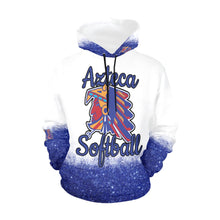 Load image into Gallery viewer, Azteca Hoodie Women Glitter Final All Over Print Hoodie for Women (USA Size) (Model H13)
