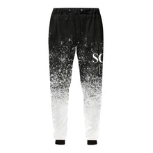 Load image into Gallery viewer, Unisex b/w south volleyball Unisex All Over Print Sweatpants (Model L11)
