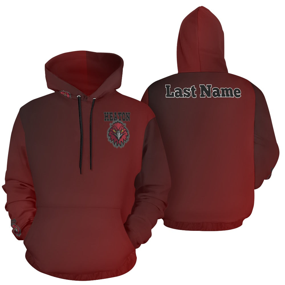 HeatonHawk-Clr All Over Print Hoodie for Men (USA Size) (Model H13)
