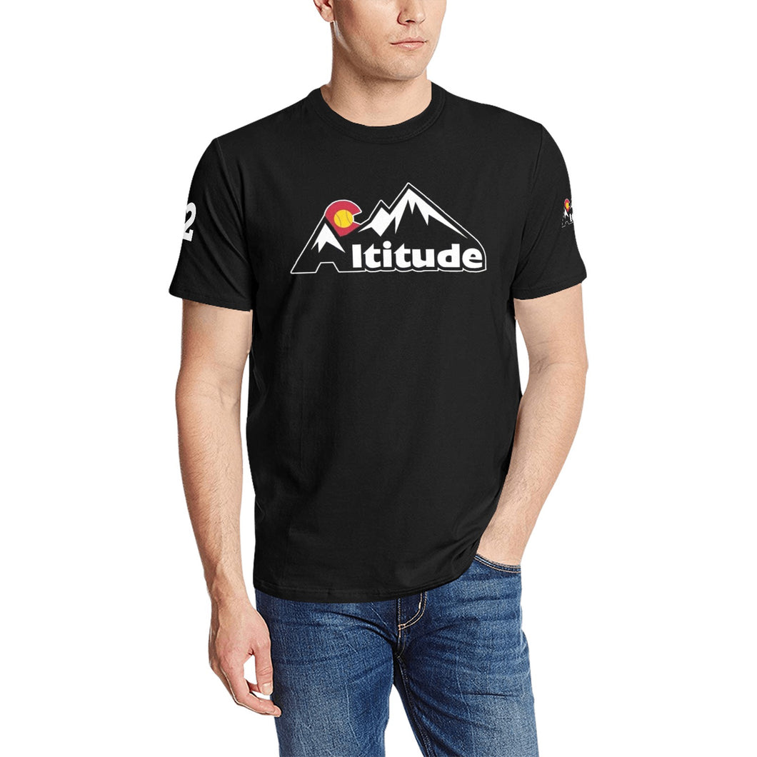 Altitude Shirt 4 Men's All Over Print T-Shirt (Solid Color Neck) (Model T63)
