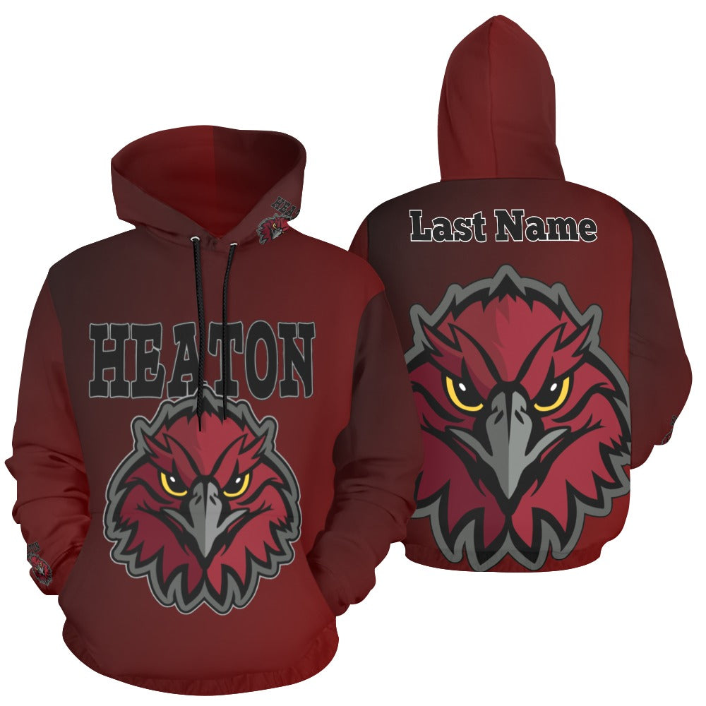 HeatonHawk-Clr All Over Print Hoodie for Men (USA Size) (Model H13)