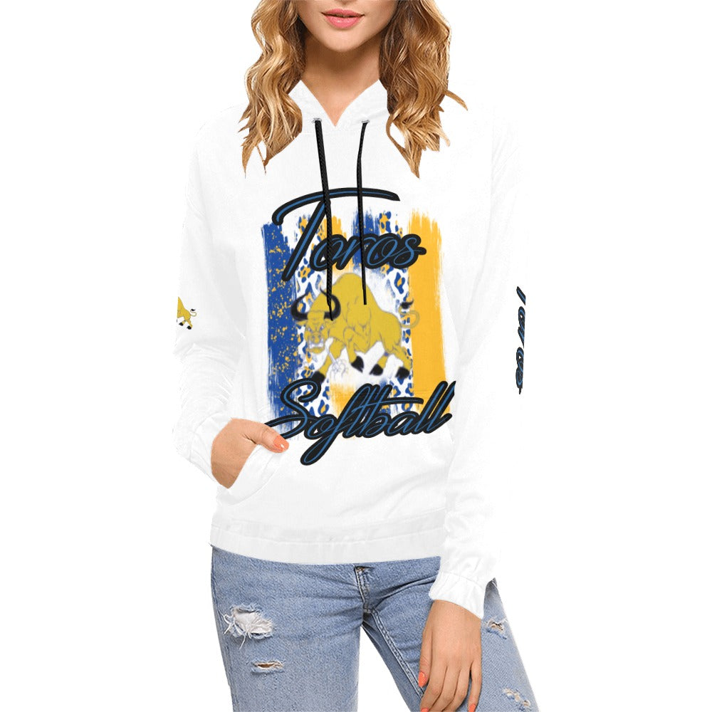 Toro 8 All Over Print Hoodie for Women (USA Size) (Model H13)