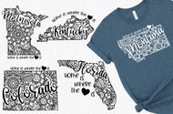Mandala State Short Sleeve Shirt