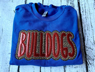 MASCOT double applique design CREWNECK