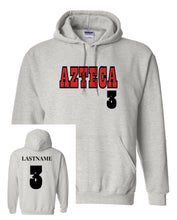 Load image into Gallery viewer, Youth Grey Hoodie Red or Blue Lettering
