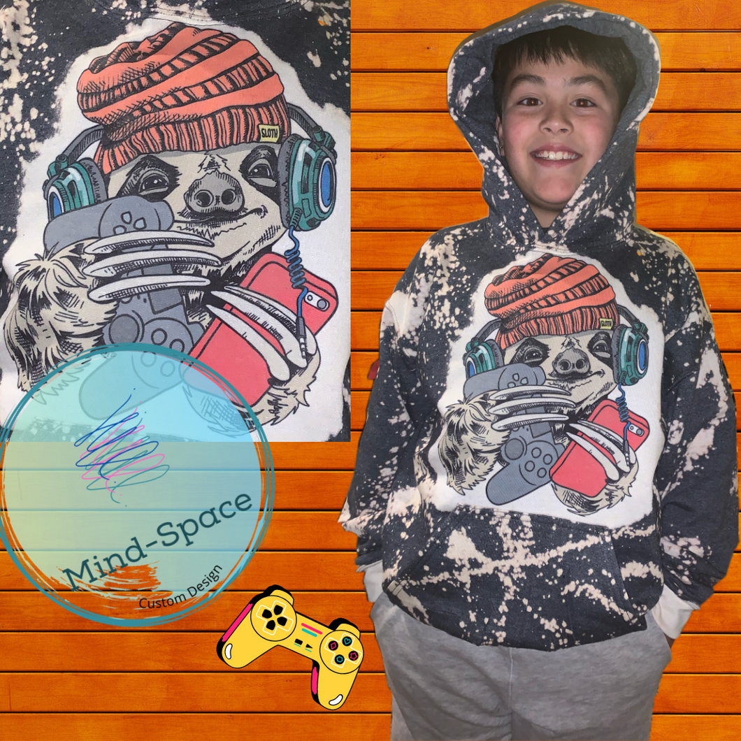 Gamer Sloth Hoodie