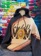 Baseball Hoodie Front Design Only
