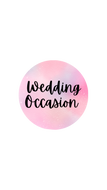 Pick a Wedding Occasion