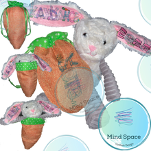 Load image into Gallery viewer, Custom Name Carrot Surprise- Bunny, Pig or Gnome

