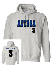 Load image into Gallery viewer, Youth Grey Hoodie Red or Blue Lettering
